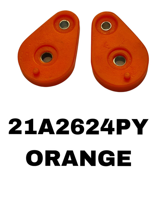 Poly Peardrop subframe mounts (Orange)