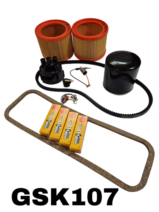 Service Kit MGB GT 1974 Onwards - Rubber Bumper Complete Kit